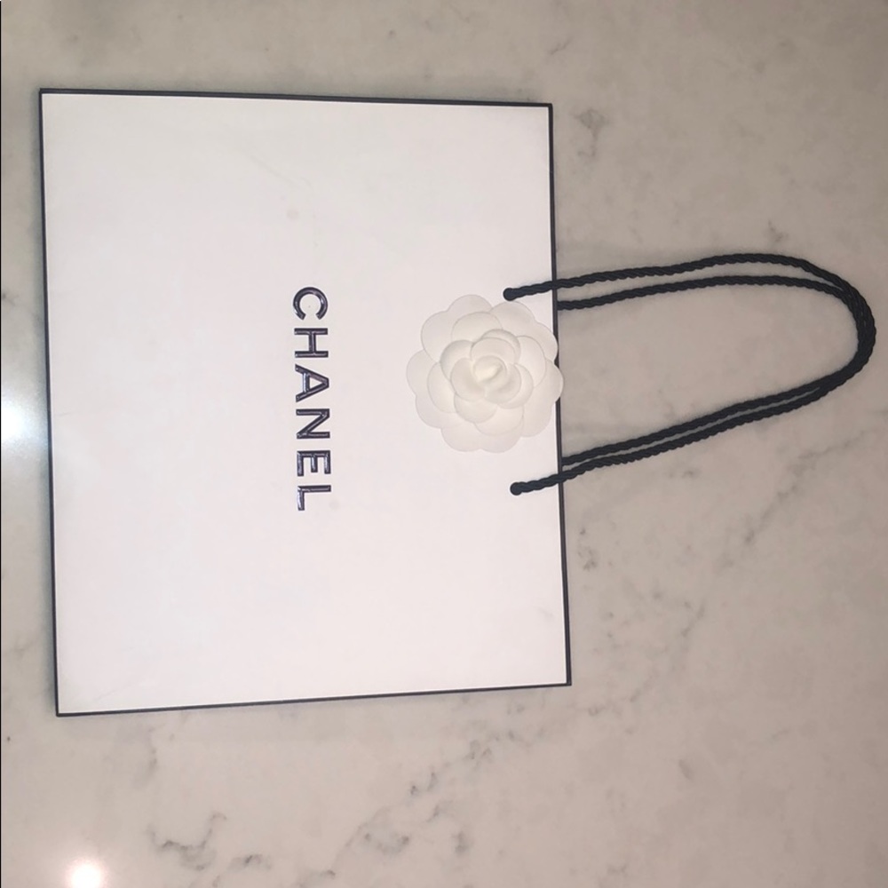 Chanel bag with flower from New York
